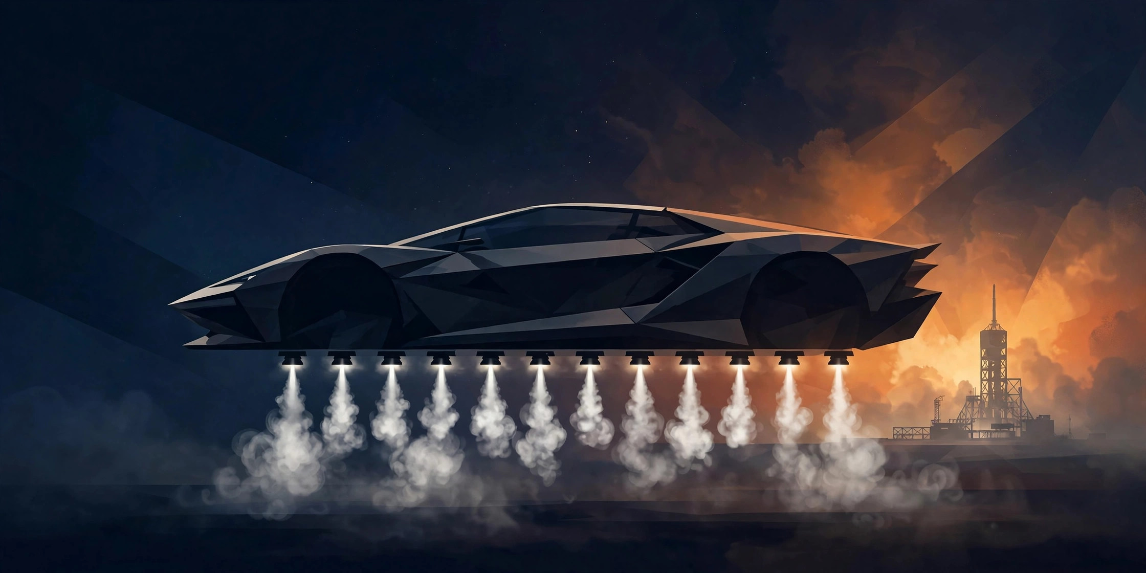 Tesla finally showed the new Roadster: rocket thrusters, a sub-one-second sprint, and production in 2028